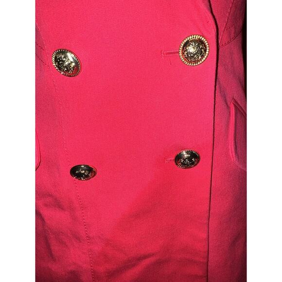 NEW Derek Lam 10 Crosby Hot Pink Rodeo Double-breasted‎ Blazer Size 2 - Picture 2 of 8